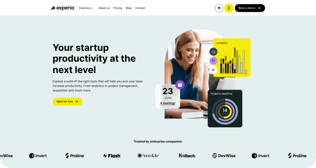 Startup Agency Website
