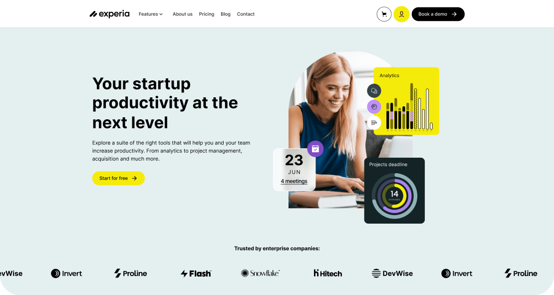 Startup Agency Website